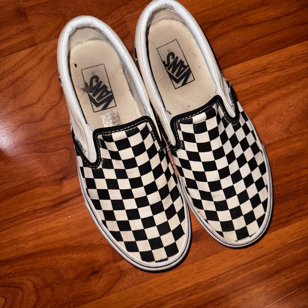 Vans Checkerboard Slip-On Sneakers - Picture 2 of 6